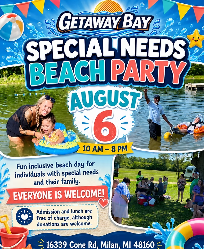 Special Needs Beach Party!